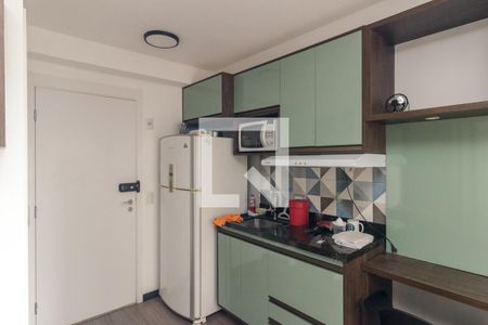 Cozinha de kitnet/studio à venda com 1 quarto, 25m² em Santa Ifigênia, São Paulo