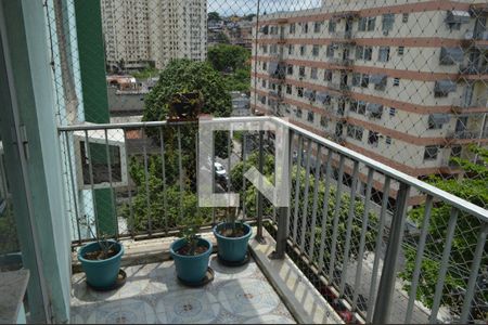 Varanda  de apartamento para alugar com 2 quartos, 75m² em Taquara, Rio de Janeiro