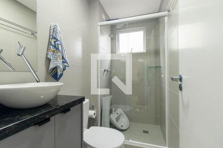 Banheiro Social de apartamento para alugar com 1 quarto, 35m² em Portão, Curitiba