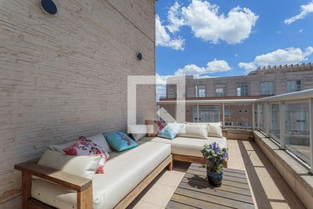 Varanda da Sala de apartamento à venda com 2 quartos, 134m² em Vila Nova Conceição, São Paulo