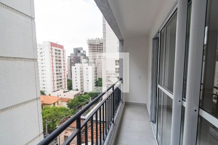 Varanda de kitnet/studio para alugar com 1 quarto, 32m² em Vila Mariana, São Paulo