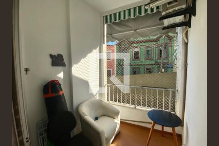 Varanda de apartamento à venda com 1 quarto, 57m² em Catete, Rio de Janeiro