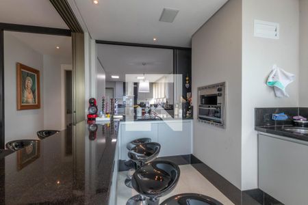 Varanda gourmet de apartamento à venda com 4 quartos, 278m² em Vila da Serra, Nova Lima