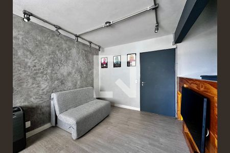 Sala de apartamento para alugar com 1 quarto, 50m² em Brooklin, São Paulo