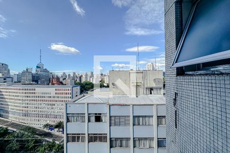 vista da Sala/Quarto de apartamento à venda com 1 quarto, 34m² em Aclimação, São Paulo