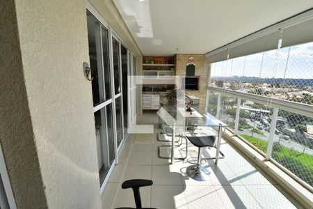 Varanda gourmet de apartamento para alugar com 3 quartos, 137m² em Loteamento Alphaville Campinas, Campinas