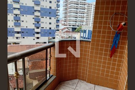 varanda de apartamento para alugar com 1 quarto, 62m² em Vila Caiçara, Praia Grande