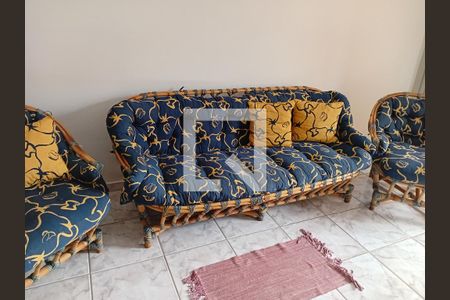 Sala de apartamento para alugar com 1 quarto, 62m² em Vila Caiçara, Praia Grande