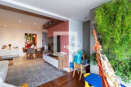 Sala de apartamento para alugar com 3 quartos, 128m² em Vila Anastácio, São Paulo