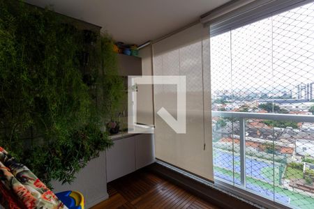 Varanda da Sala de apartamento para alugar com 3 quartos, 128m² em Vila Anastácio, São Paulo