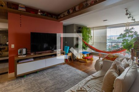 Sala de apartamento para alugar com 3 quartos, 128m² em Vila Anastácio, São Paulo