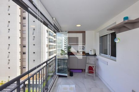 Varanda de apartamento para alugar com 3 quartos, 87m² em Jardim Caboré, São Paulo