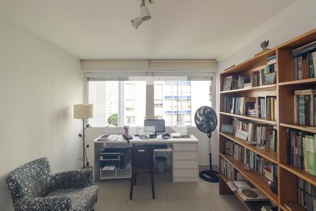 Escritório - Quarto Reversível de apartamento para alugar com 2 quartos, 96m² em Santa Cecilia, São Paulo