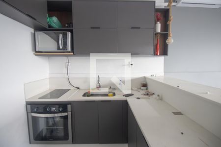 Cozinha de kitnet/studio para alugar com 1 quarto, 81m² em Brasilândia, São Gonçalo