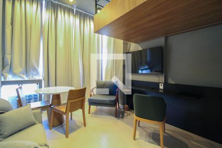 Studio de kitnet/studio para alugar com 1 quarto, 28m² em Indianópolis, São Paulo