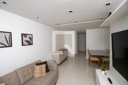 Sala de apartamento para alugar com 3 quartos, 112m² em Barra da Tijuca, Rio de Janeiro