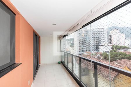 Varanda da Sala de apartamento à venda com 3 quartos, 89m² em Maracanã, Rio de Janeiro