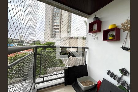 Varanda  de apartamento para alugar com 2 quartos, 55m² em Vila Guarani (zona Sul), São Paulo