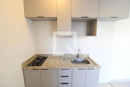 Sala / Cozinha de apartamento para alugar com 1 quarto, 27m² em Jardim São Paulo, São Paulo