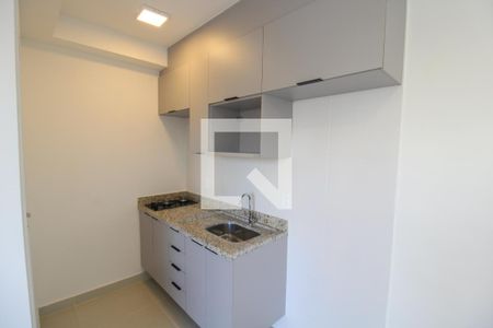 Sala / Cozinha de apartamento para alugar com 1 quarto, 27m² em Jardim São Paulo, São Paulo