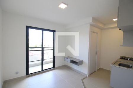 Sala / Cozinha de apartamento para alugar com 1 quarto, 27m² em Jardim São Paulo, São Paulo