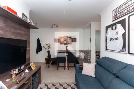 Sala de apartamento à venda com 2 quartos, 62m² em Vila Anastácio, São Paulo