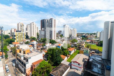 Vista da Sacada de kitnet/studio à venda com 1 quarto, 26m² em Indianópolis, São Paulo