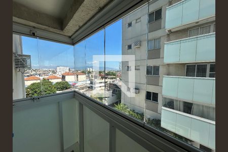 Varanda da Sala de apartamento para alugar com 2 quartos, 55m² em Campinho, Rio de Janeiro