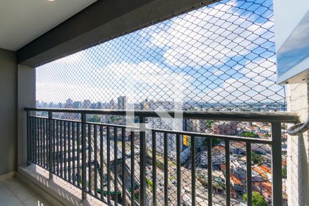 Varanda da Sala de apartamento para alugar com 2 quartos, 40m² em Vila Prudente, São Paulo