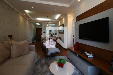 Sala de apartamento à venda com 2 quartos, 83m² em Vila Valparaíso, Santo André