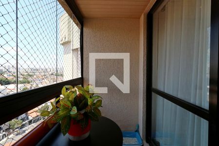 Varanda da Sala de apartamento à venda com 2 quartos, 83m² em Vila Valparaíso, Santo André