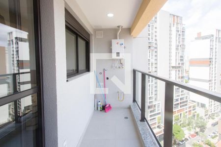 varanda de kitnet/studio para alugar com 1 quarto, 30m² em Jardim das Acacias, São Paulo