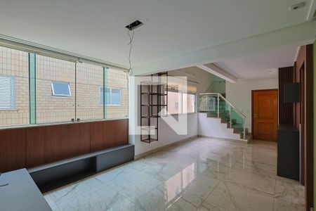 Sala de apartamento à venda com 4 quartos, 242m² em Sion, Belo Horizonte