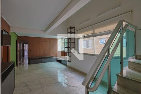 Sala de apartamento à venda com 4 quartos, 242m² em Sion, Belo Horizonte