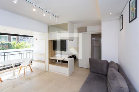 sala  de apartamento para alugar com 1 quarto, 36m² em Vila Suzana, São Paulo