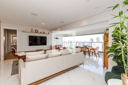 Sala de apartamento à venda com 3 quartos, 137m² em Chácara Santo Antônio, São Paulo