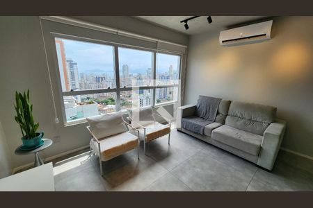 Sala de apartamento para alugar com 2 quartos, 72m² em Embaré, Santos