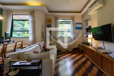 Detalhe da sala  de apartamento à venda com 2 quartos, 95m² em Jardim Botânico, Rio de Janeiro