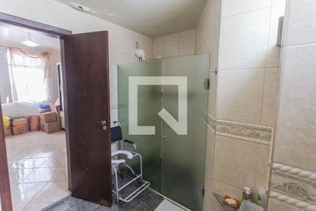 Banheiro da Suíte de apartamento à venda com 4 quartos, 138m² em Silveira, Belo Horizonte