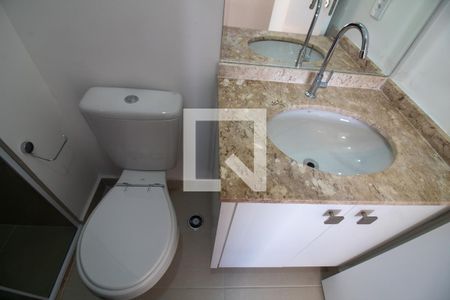 Banheiro da Suíte 1 de apartamento para alugar com 2 quartos, 76m² em Chácara Santo Antônio (zona Sul), São Paulo