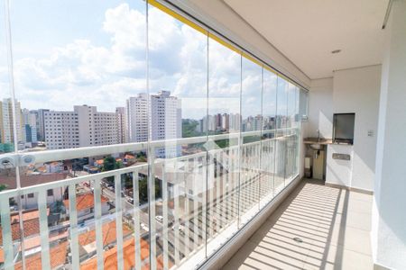 Sacada da Sala e Quarto de apartamento para alugar com 1 quarto, 45m² em Vila Guarani (zona Sul), São Paulo