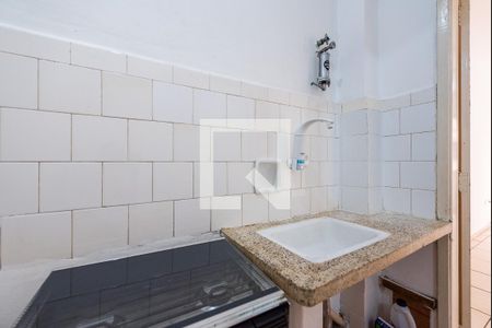 Cozinha de kitnet/studio para alugar com 1 quarto, 28m² em Ponta da Praia, Santos