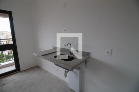 Cozinha de kitnet/studio à venda com 1 quarto, 21m² em Santo Amaro, São Paulo