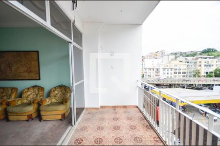 Varanda da Sala de apartamento à venda com 3 quartos, 149m² em Rio Comprido, Rio de Janeiro