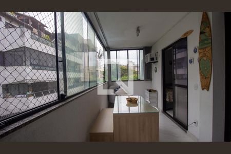 Varanda de apartamento à venda com 3 quartos, 83m² em Recreio dos Bandeirantes, Rio de Janeiro