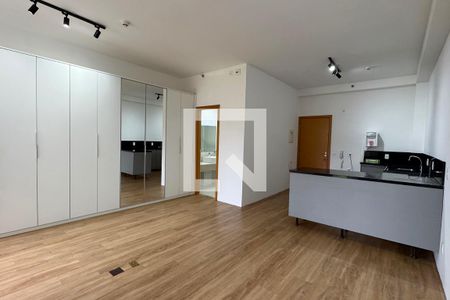 Sala/Quarto de apartamento para alugar com 1 quarto, 45m² em Centro de Apoio I (alphaville), Santana de Parnaíba