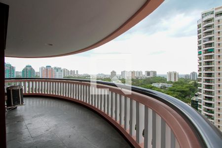 Varanda de apartamento para alugar com 3 quartos, 129m² em Barra da Tijuca, Rio de Janeiro