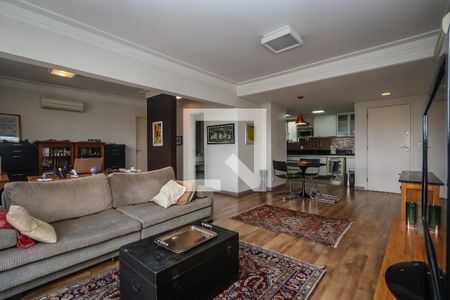 Sala de apartamento para alugar com 1 quarto, 90m² em Real Parque, São Paulo