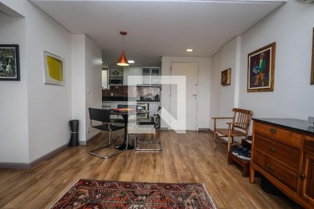 Sala de apartamento para alugar com 1 quarto, 90m² em Real Parque, São Paulo