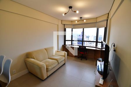 Sala de apartamento para alugar com 1 quarto, 45m² em Centro, Campinas